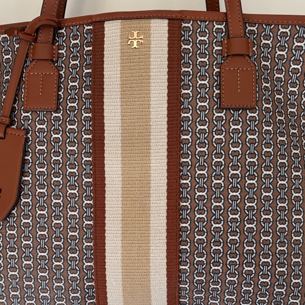 Tory Burch Tan Leather Tote - Picture 2 of 11